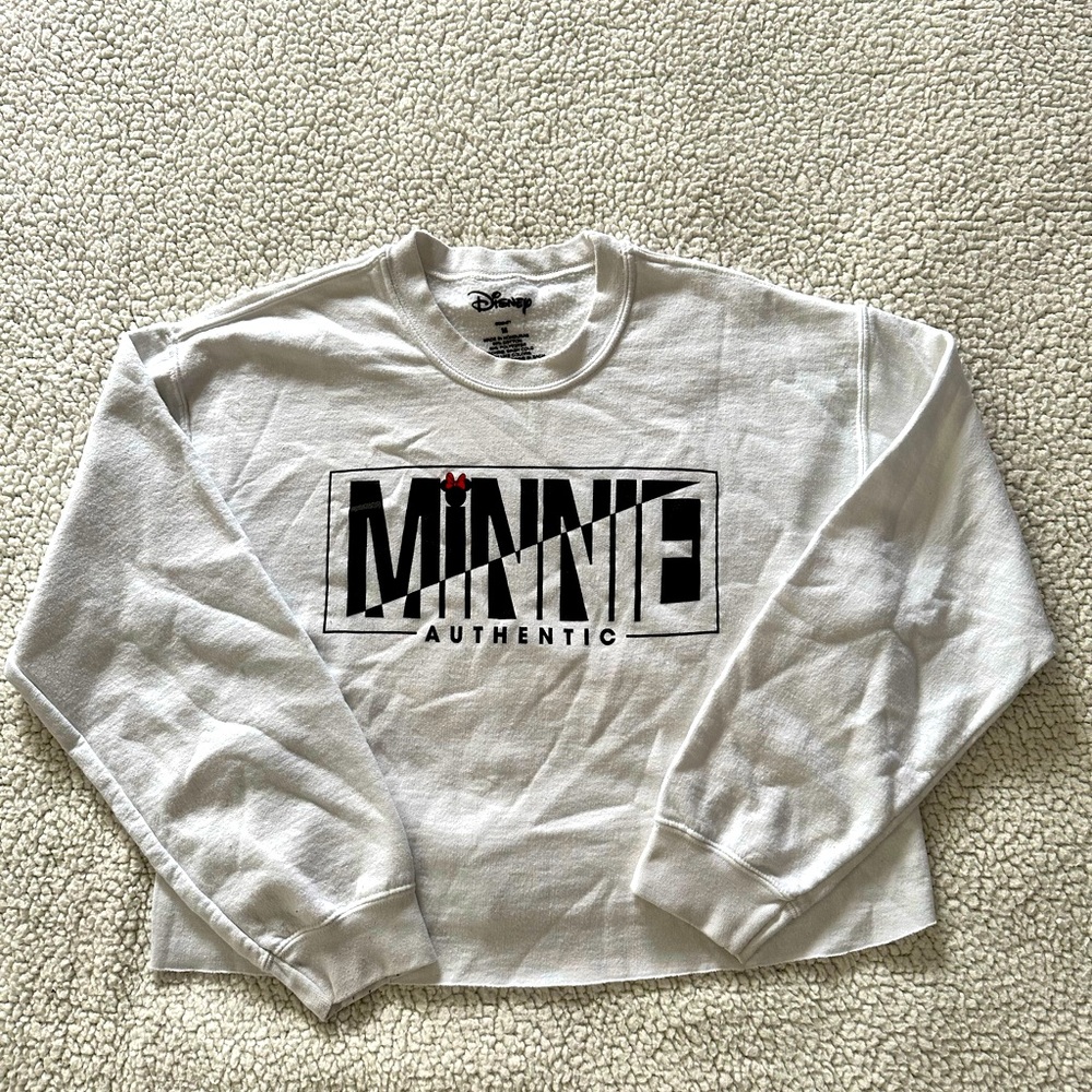 Disney minnie cropped sweater